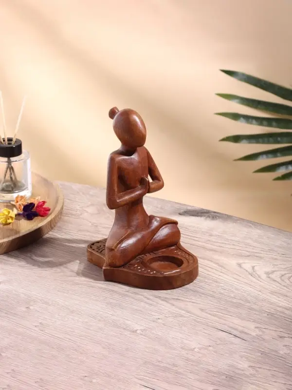 Подставка под благовония &laquo;Медитация&raquo;, 14&times;15&times;30 см, дерево суар