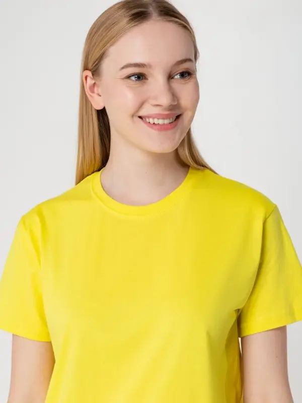 Футболка унисекс T-bolka 160, желтая, размер S Футболка унисекс T-bolka 160, желтая, размер S
