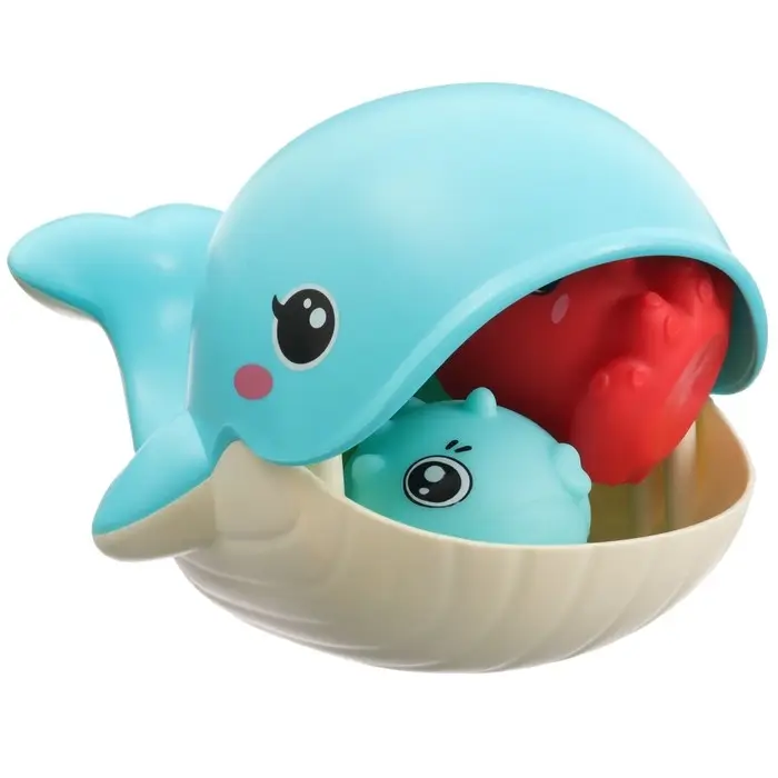 Игрушки для ванны световые эффекты &laquo;Поймай рыбку&raquo;, ковш, брызгалки, в наборе 4 шт.