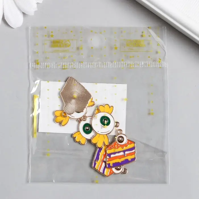 Декор для творчества металл, эмаль &laquo;Глаз&raquo;, 2&times;1.8 см, МИКС