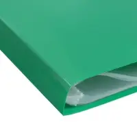 Папка с 40 вкладышами А4, 500 мкм, Calligrata, текстура &laquo;песок&raquo;, зелёная