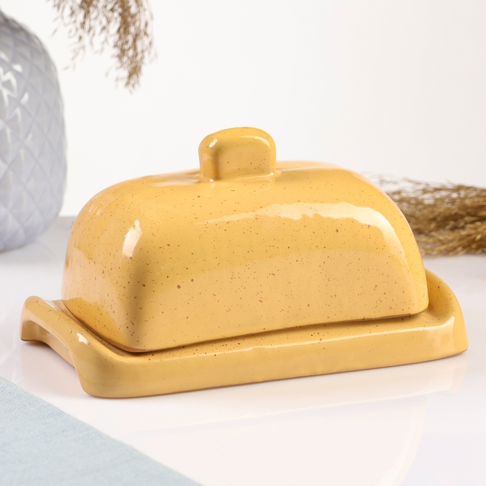 Масленка Масленка "Русская" 8х17х10см, каракум