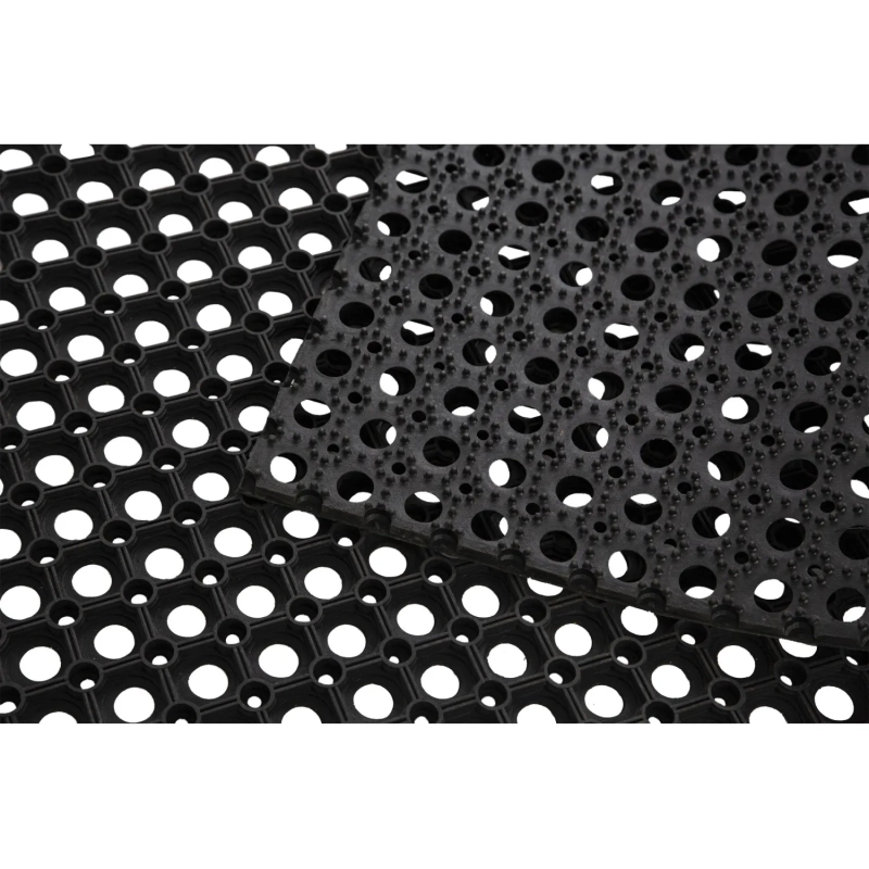 Коврик входной резиновый Luscan Professional 50x100х1,6 см черный