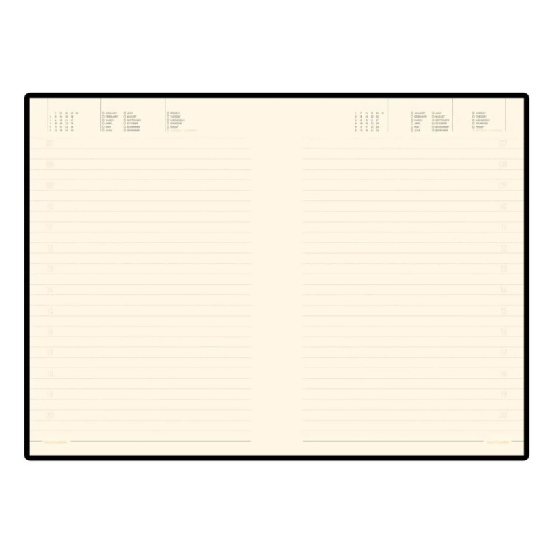 Ежедневник недатированный серый A5, TREND 3-516/02