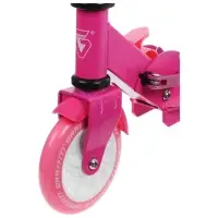 Самокат городской GRAFFITI Comfort 120, складной, колёса PU 120 мм, ABEC 7 Carbon, розовый