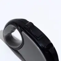 Рулетка &laquo;Стиль&raquo;, 5 м, вес животного до 25 кг, под кожу, чёрная, серая