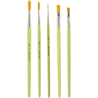 Набор кистей ZOO,5шт.СИНТЕТИКА(круглые№1,3,5;плоские№6,8)33С 2187-08