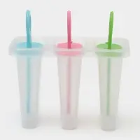 Форма для мороженого Доляна &laquo;Симпл&raquo;, 11&times;11&times;6.5 см, 3 ячейки, прозрачная