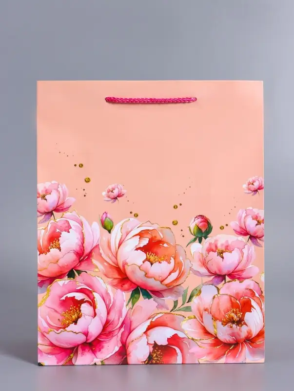 Пакет подарочный ламинированный &laquo;Прекрасной&raquo;, 26&times;12&times;32 см