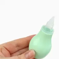 Аспиратор назальный, с колпачком, цвет мятный