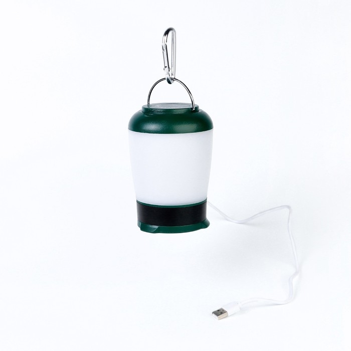 Фонарь кемпинговый аккумуляторный, 370 лм, 2000 мАч, 2835, SMD, 6 режимов, 12.8 х 9 см