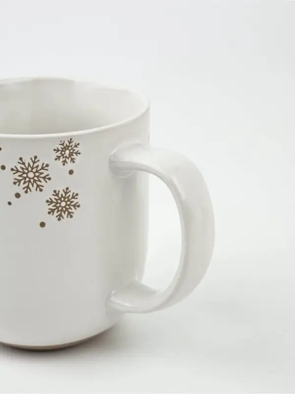 Кружка новогодняя керамическая &laquo;Снежная сказка&raquo;, 400 мл, ручная работа