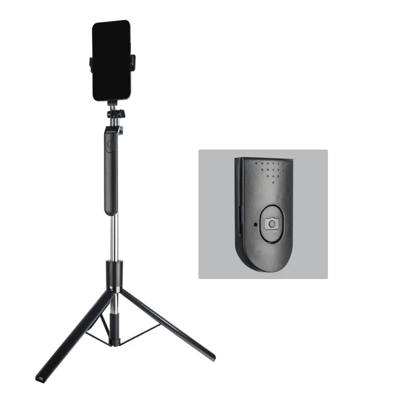 Монопод-трипод с блютуз пультом R16 170см черный ISA (50шт/кор)