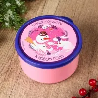 Ланч - бокс новогодний «Теплых моментов», 500 мл Ланч - бокс новогодний «Теплых моментов», 500 мл