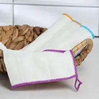 Салфетка для уборки Доляна &laquo;Люкс&raquo;, микрофибра, бамбук, 30&times;30 см, цвет МИКС