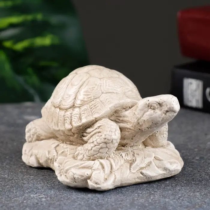 Фигурка &laquo;Черепаха на камне&raquo;, слоновая кость, 11&times;7&times;5.5 см