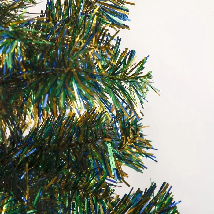 Искусственная ёлка цветная &laquo;Зимнее волшебство. Радуга&raquo; синий, 90 см, d нижнего яруса 40 см, d иголок 6 см, 90 ПВХ веток отгибаются