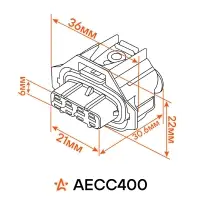 Разъём 4 pin без проводов для датчика абсолют. давления Лада, Chery, Hyundai; для ДМРВ Opel