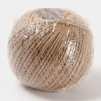 Шпагат джутовый Доляна, двухниточный, 1.12 ктекс, 500 м