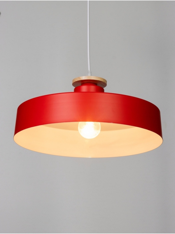 Светильник Timothy 1х40Вт Е27 пр-1м алый 32,5х32,5х12см