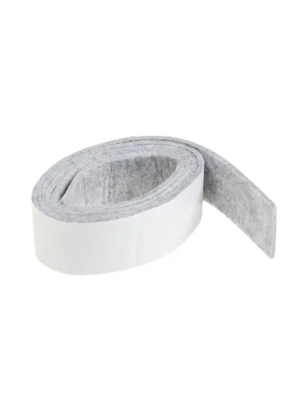 Самоклеящиеся подпятники для мебели ТУНДРА 100&times;3&times;0.3 см, фетр, серые