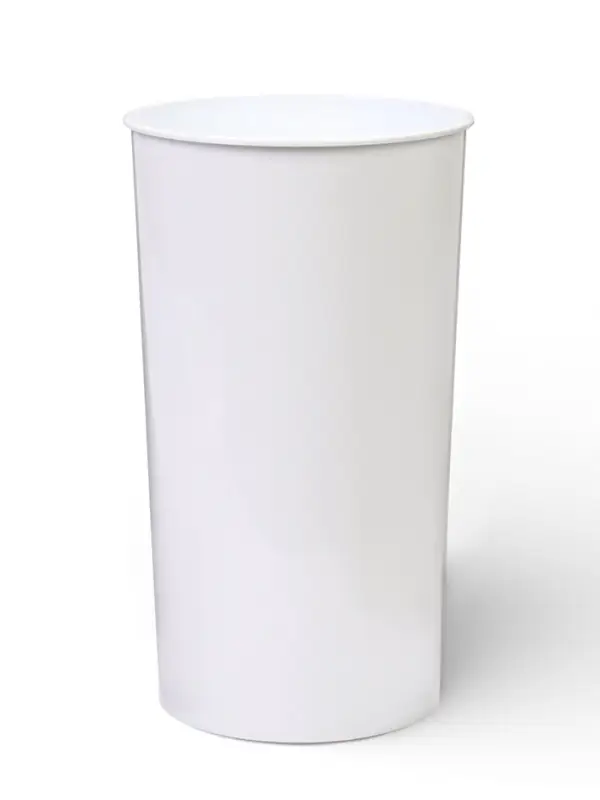 Ваза для цветов 3,8л d14см h25,5см белый