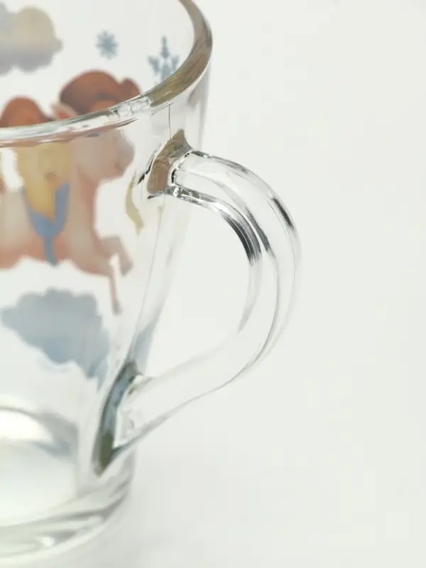 Кружки стеклянные новогодние &laquo;Весёлого праздника. Лошади&raquo;, набор 2 шт.