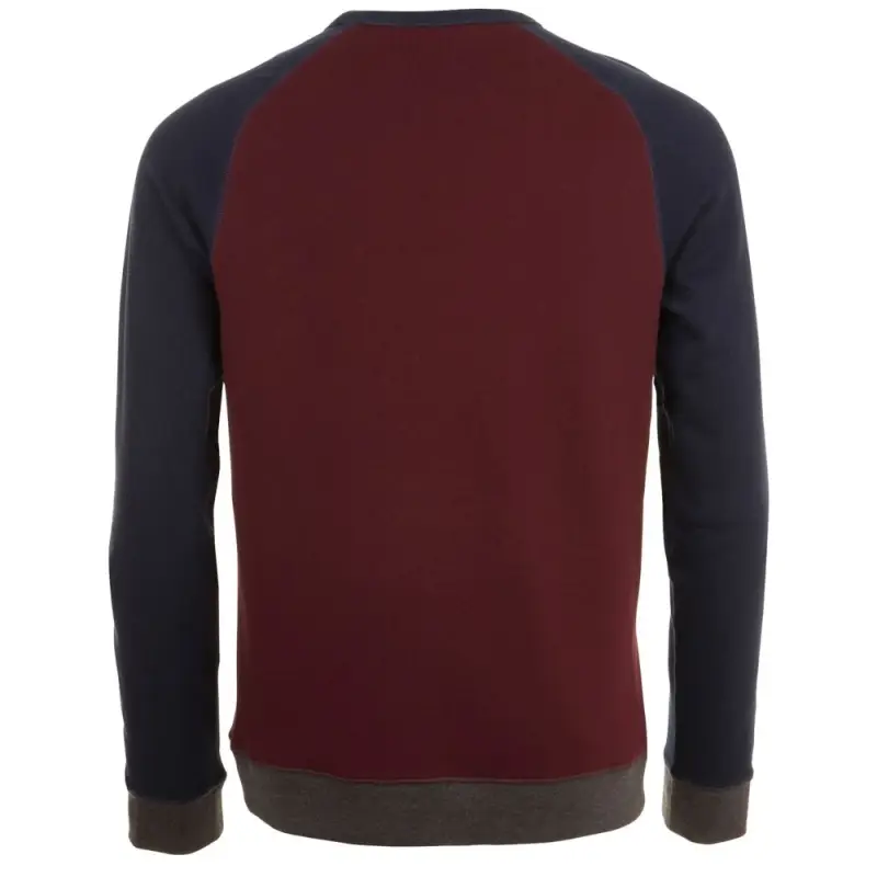 Толстовка унисекс Sandro бордовый/темно-синий, размер XS Толстовка унисекс Sandro бордовый/темно-синий, размер XS