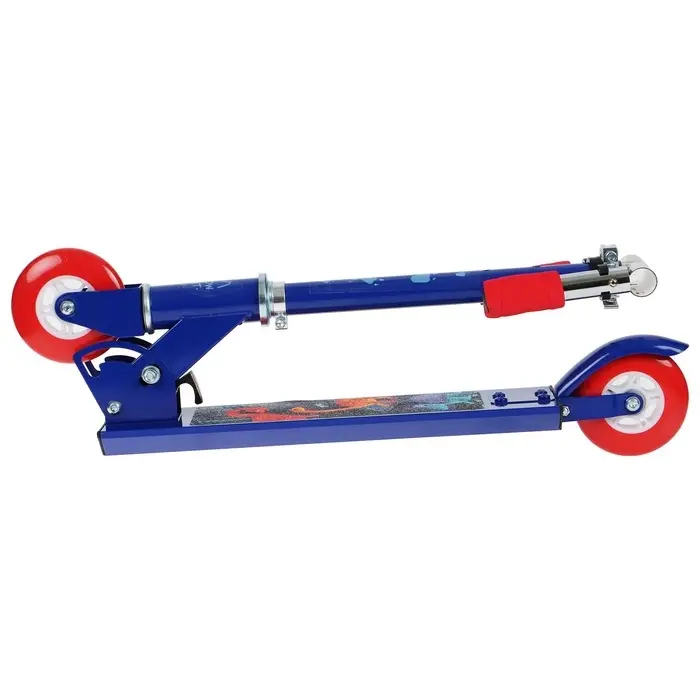 Самокат-снегокат 2 в 1 &laquo;Динозавры&raquo; Snow Cat, 100 мм