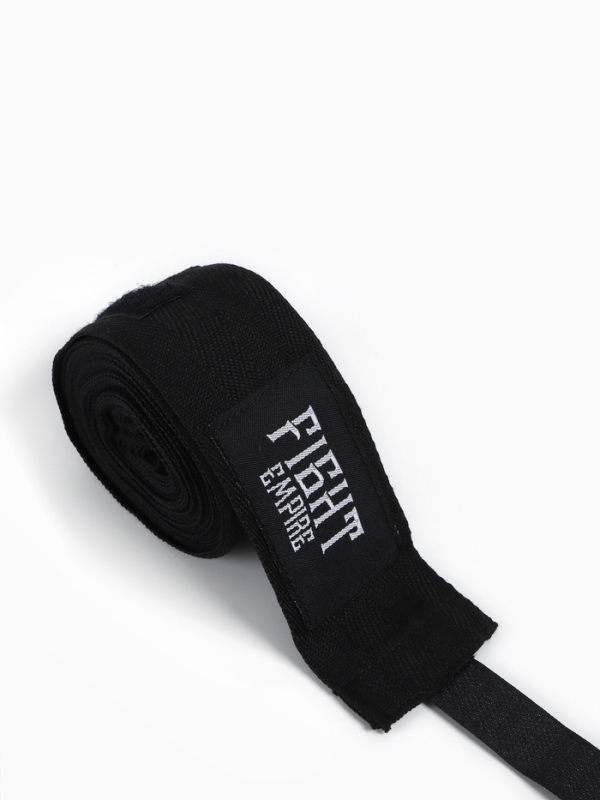 Бинты боксерские FIGHT EMPIRE, 5 метров (пара),  цвет черный