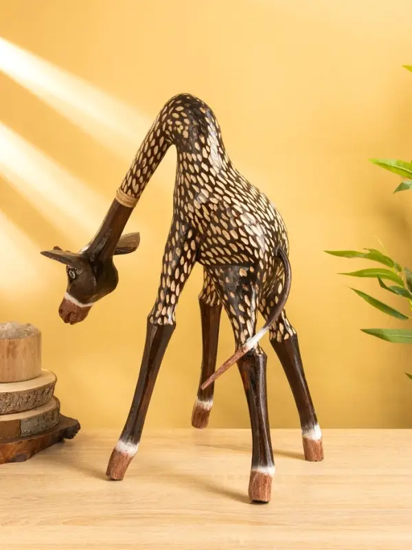 Сувенир &laquo;Жираф&raquo;, 37&times;25&times;45 см, дерево, коричневый