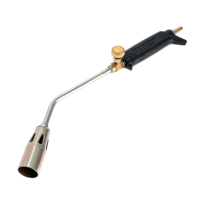 Горелка кровельная газовоздушная ТУНДРА, 410 мм, d=30 мм, 1300 °C, вентиль Горелка кровельная газовоздушная ТУНДРА, 410 мм, d=30 мм, 1300 °C, вентиль