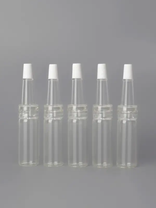 Бутылочка для хранения, с дозатором, 5 мл, фасовка - 5 шт., прозрачная