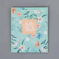 Пакет подарочный ламинированный, упаковка, Just for you, ML 21 х 25 х 8 см