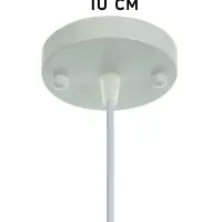 Светильник Lina 1&times;40 Вт Е27 лимонный 26&times;26&times;32 см