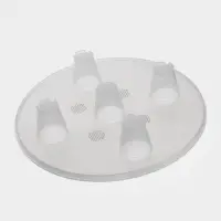 Кашпо для цветов со вставкой Plast-Avenue &laquo;Порто&raquo;, 15 л, пластик, белое