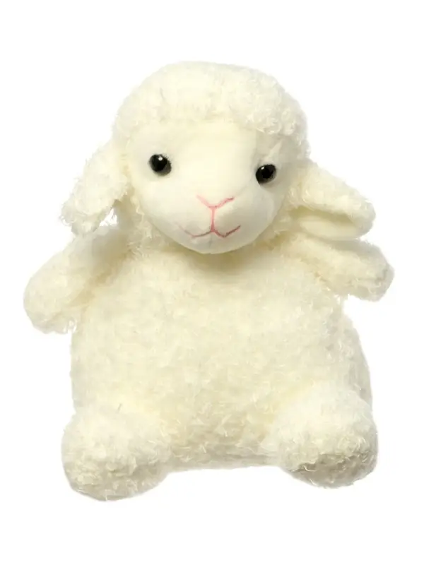 Мягкая игрушка "Ягнёнок" цвет белый, 20 см