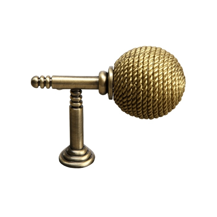 Крючок для штор KS100 CAPPIO, однорожковый, цвет бронза, 2 шт Крючок для штор KS100 CAPPIO, однорожковый, цвет бронза, 2 шт