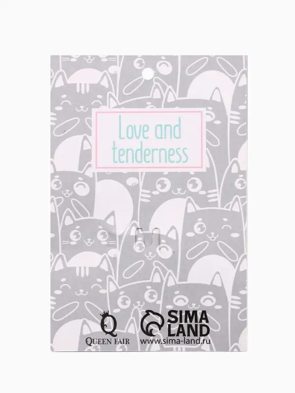 Брошь &laquo;Кошечка&raquo;, грация, черно-белая в золоте