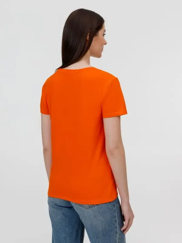 Футболка E190 женская оранжевая, размер XS