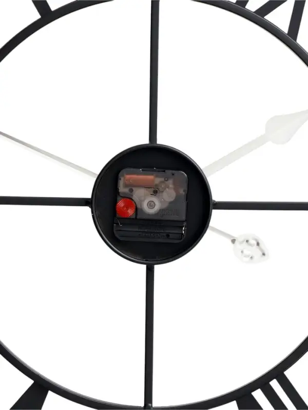 Часы настенные интерьерные, серия: Лофт, дискретный ход, d=60 см, чёрные, от батарейки 1&times;АА