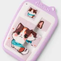 Брелок для ключей &laquo;Игра: Пятнашки-пазл. Котик&raquo;, 9.8&times;5.9&times;3.2 см