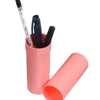 Пенал - тубус Calligrata &laquo;Прованс&raquo;, 40&times;195 мм, пастельные цвета, пластик, МИКС