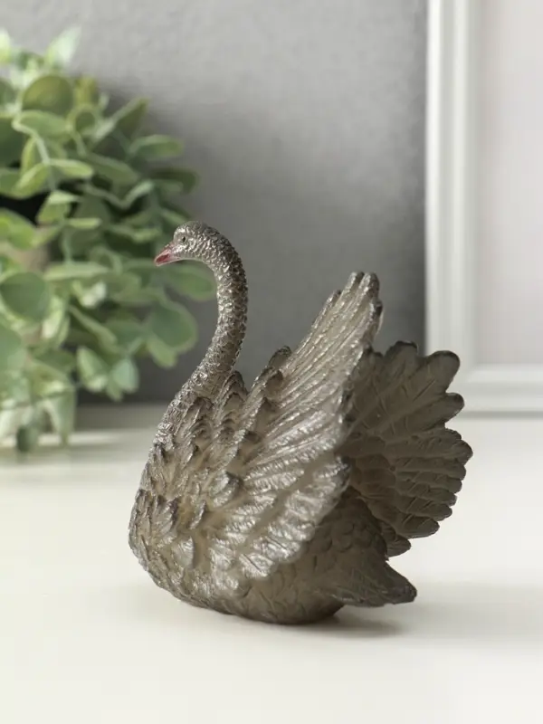 Фигурка для чайной церемонии Фигурка для чайной церемонии "Белая лебедь" меняет цвет 11х10х8 см