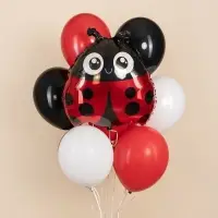 Воздушный шар фольгированный 24" &laquo;Божья коровка&raquo;