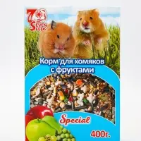 Корм SEVEN SEEDS SPECIAL для хомяков, с фруктами, 400 г