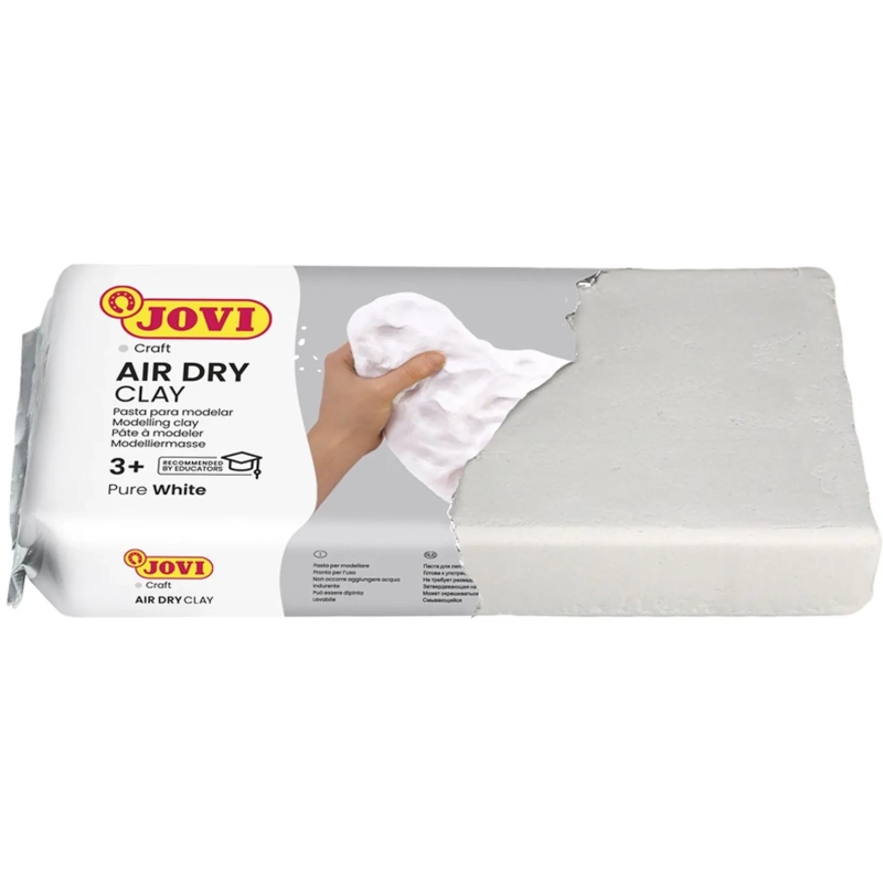 Паста для моделирования отвердевающая 1000г JOVI белый, вакуумный пакет 86
