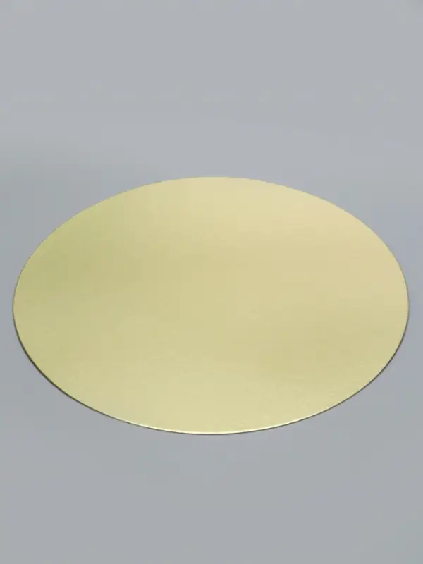 Подложка кондитерская, золотая 26 см - Набор 5 шт.