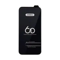 Защитное стекло iPh 14 Pro Max Anmac 6D Black без упаковки Арт.1137313 (10 шт./уп.)