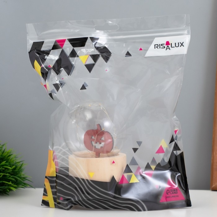 Ночник «Шар-тыква» LED 3хAG10 шар 8см 6,5х6,5х11,5см Ночник «Шар-тыква» LED 3хAG10 шар 8см 6,5х6,5х11,5см